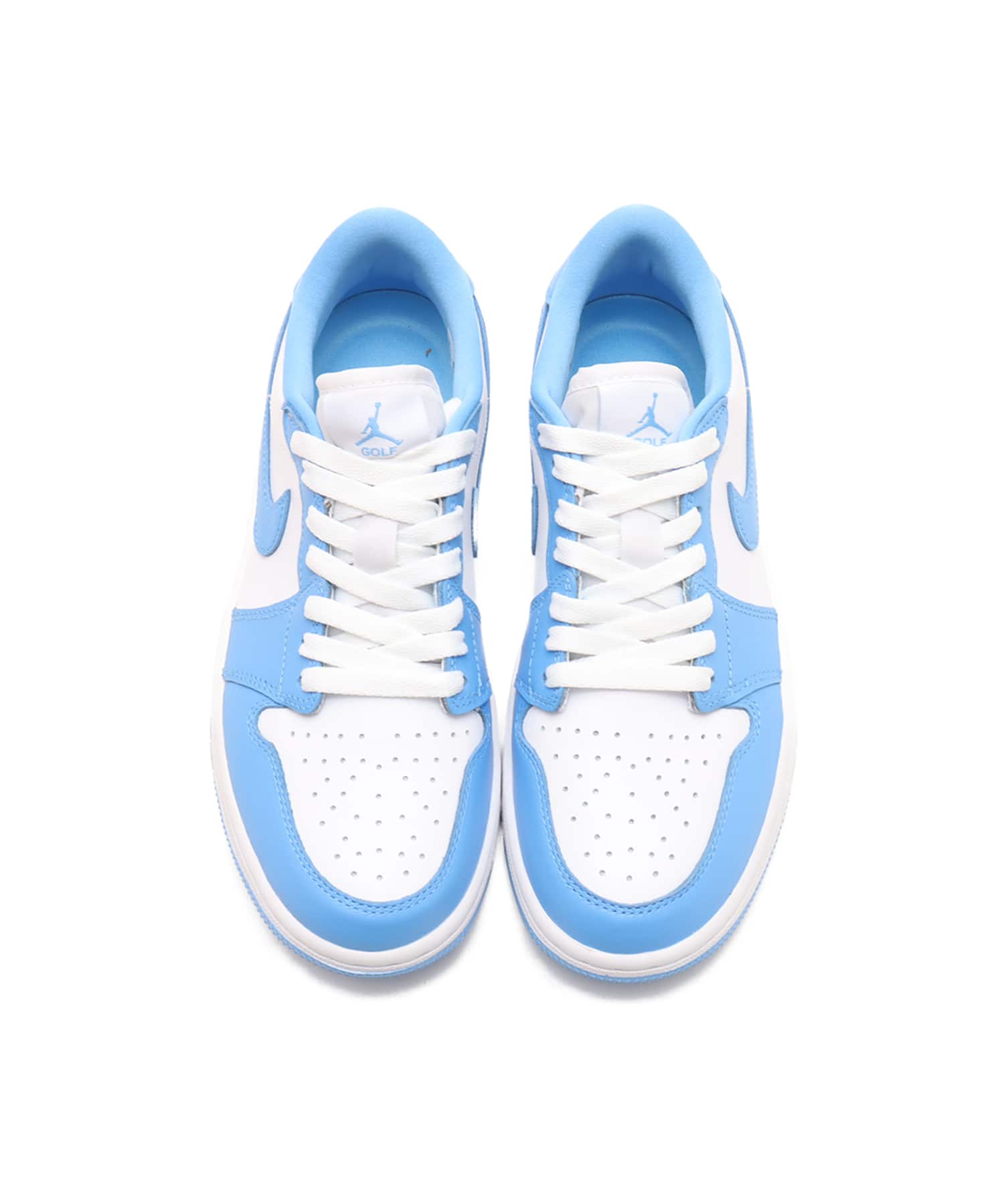 JORDAN BRAND AIR JORDAN 1 LOW G WHITE/UNIVERSITY BLUEの画像