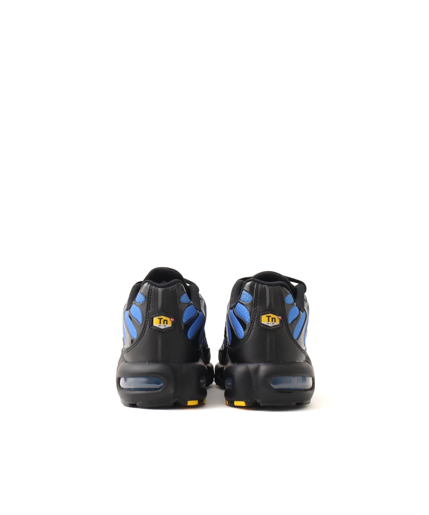 NIKE AIR MAX PLUS BLACK/BLACK-BLUE CRYSTALの画像