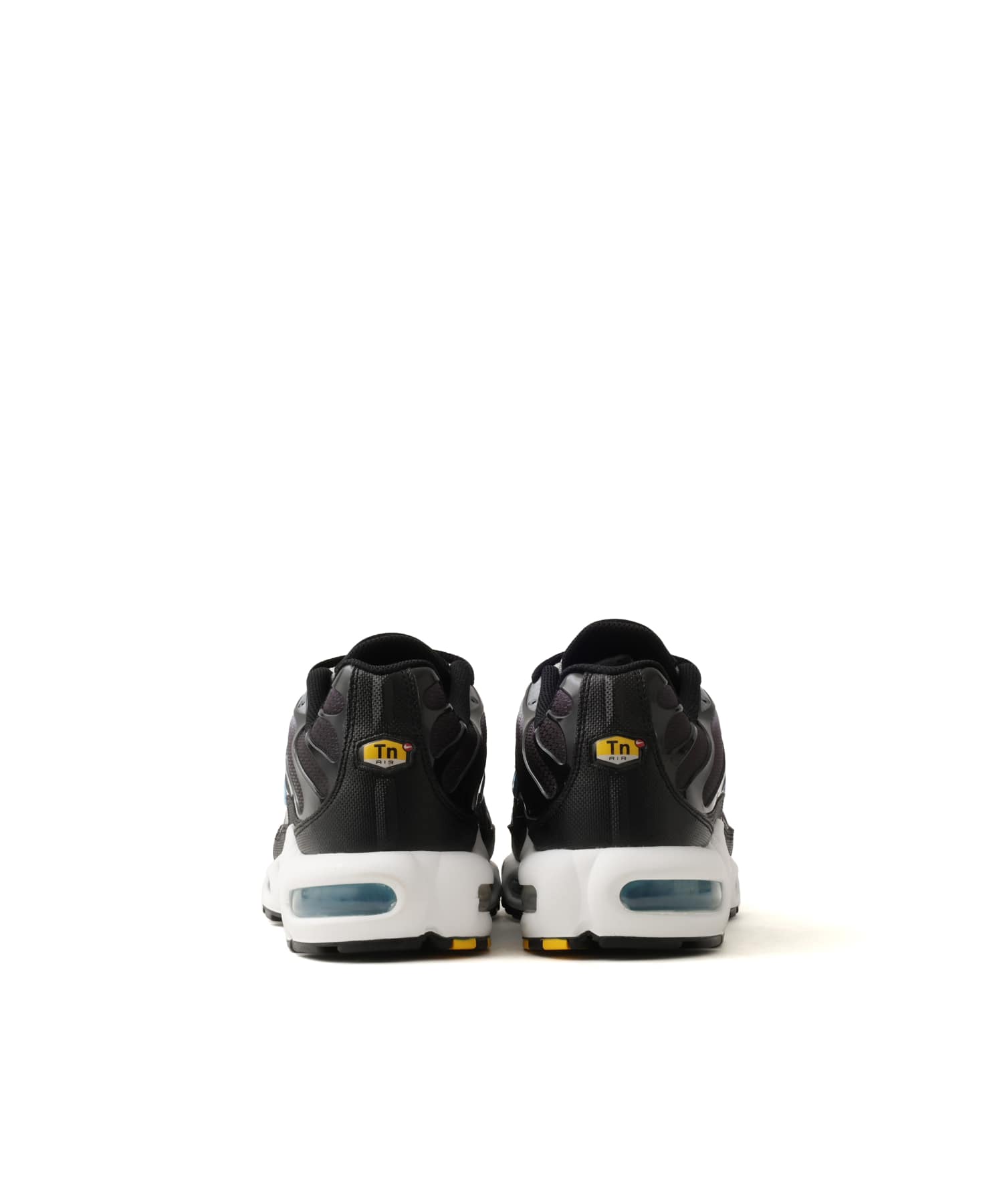 NIKE AIR MAX PLUS BLACK/FOOTBALL BLUE-LT SMOKE GREY-WHITEの画像