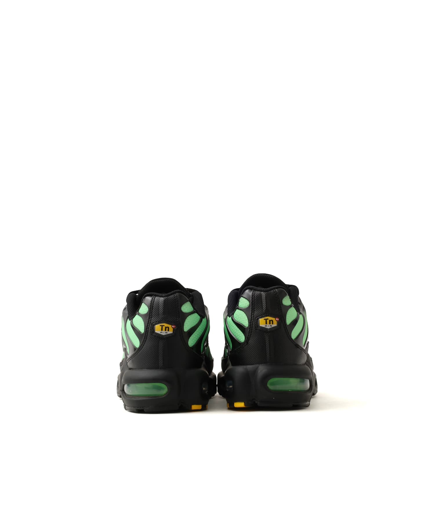 NIKE AIR MAX PLUS BLACK/BLACK-ILLUSION GREENの画像