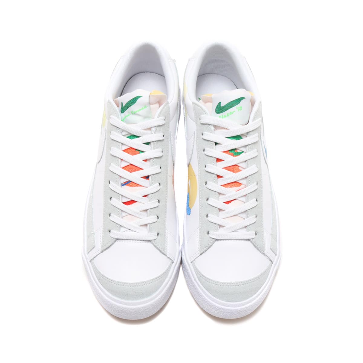 NIKE FLYLEATHER BLAZER LOW '77 WHITE/WHITE-WHITE 21SU-S