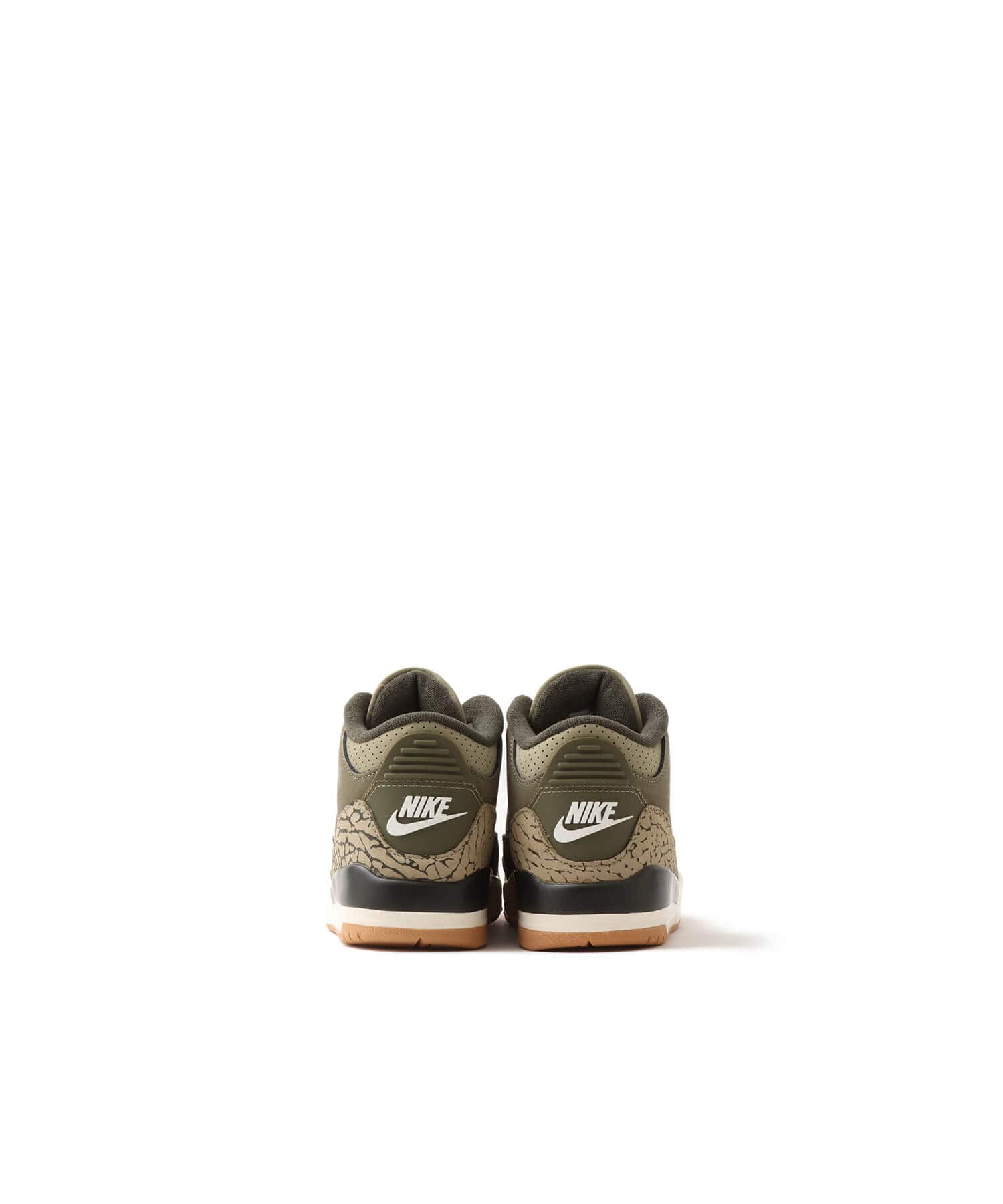 JORDAN BRAND JORDAN 3 RETRO (PS) MEDIUM OLIVE/SEQUOIA-NEUTRAL OLIVE-SAILの画像