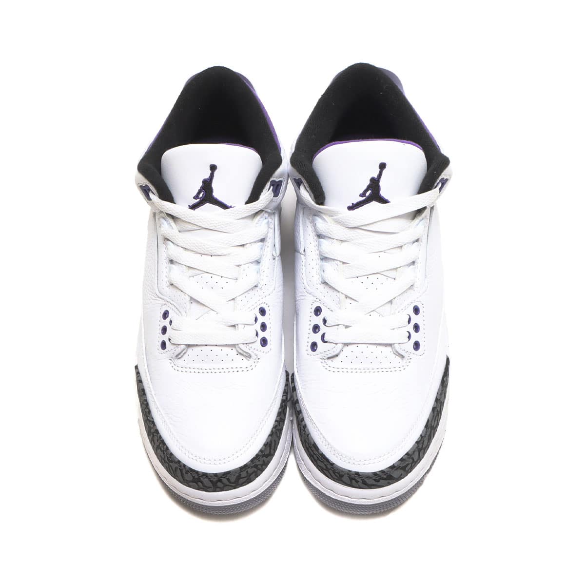 JORDAN BRAND AIR JORDAN 3 RETRO (GS) WHITE/BLACK-DARK IRIS-CEMENT