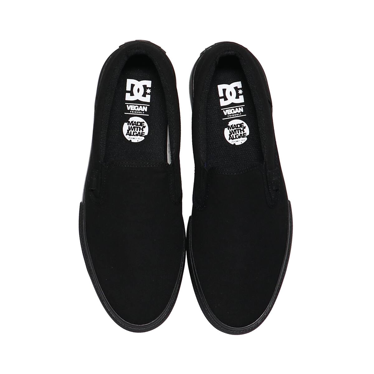 DC SHOES MANUAL SLIP-ON BLACK/BLACK 21FW-Iの画像