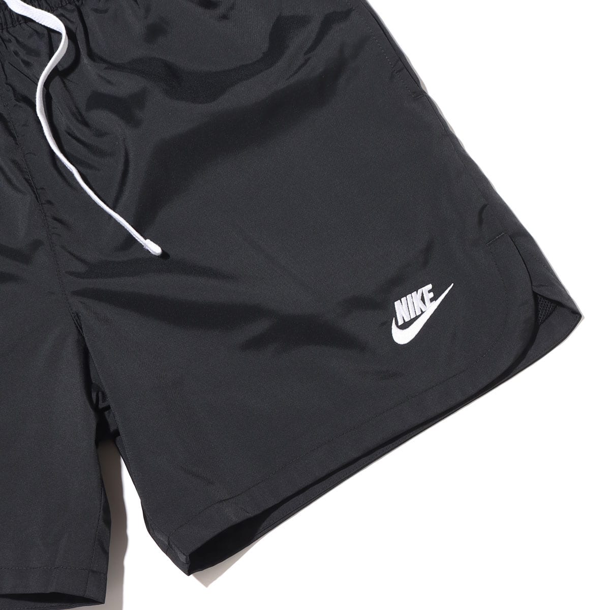 NIKE AS MNK CLUB WVN LND FLOW SHORT BLACK/WHITE 23FA-Iの画像