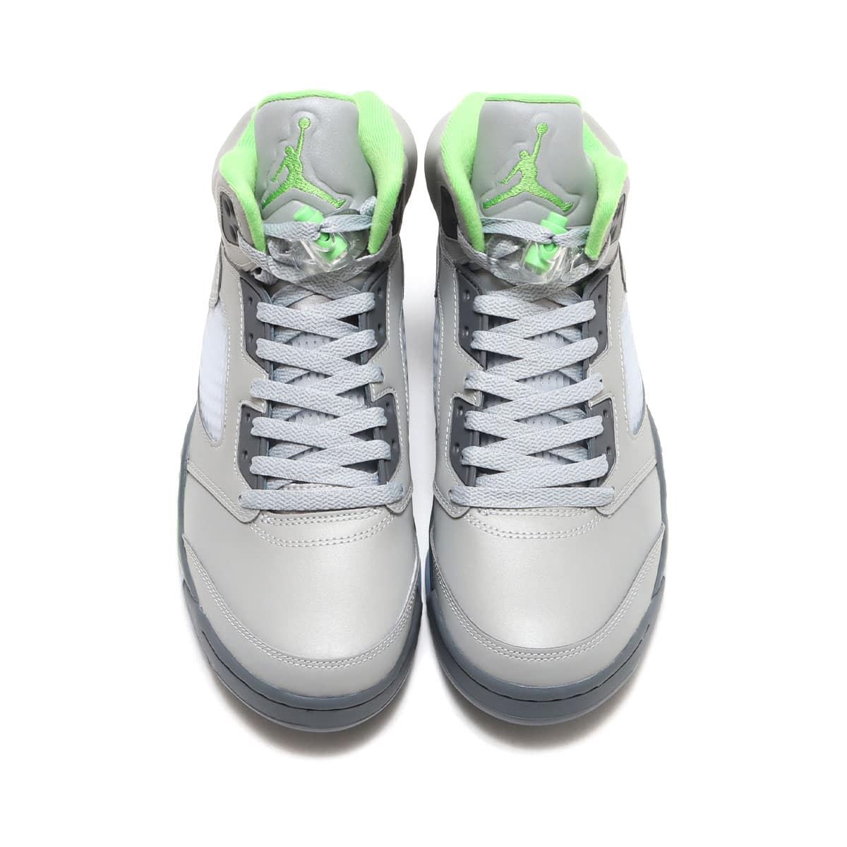 JORDAN BRAND AIR JORDAN 5 RETRO SILVER/GREEN BEAN-FLINT GREY 22SU-I