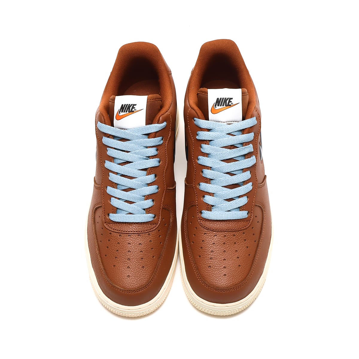 NIKE AIR FORCE 1 '07 PRM VNTG PECAN/BLACK-PECAN-ALPHA ORANGE 22FA-I