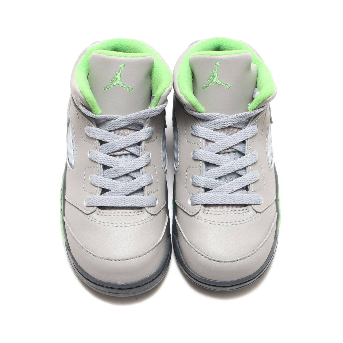 JORDAN BRAND JORDAN 5 RETRO (TD) SILVER/GREEN BEAN-FLINT GREY 22SU-I