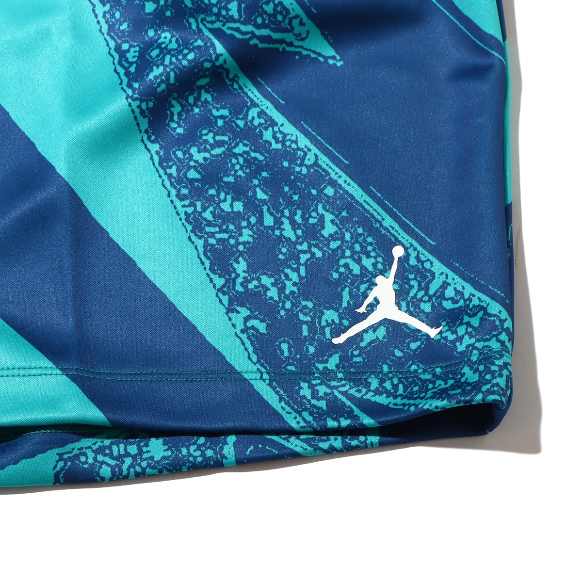 JORDAN BRAND AS M J ESS GFX KNIT SHORT NEW EMERALD/NEW EMERALD/WHITE 22FA-Iの画像