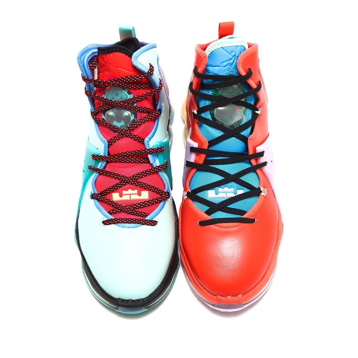 NIKE LEBRON XIX BRIGHT CRIMSON/MALACHITE-LASER BLUE 22SU-S