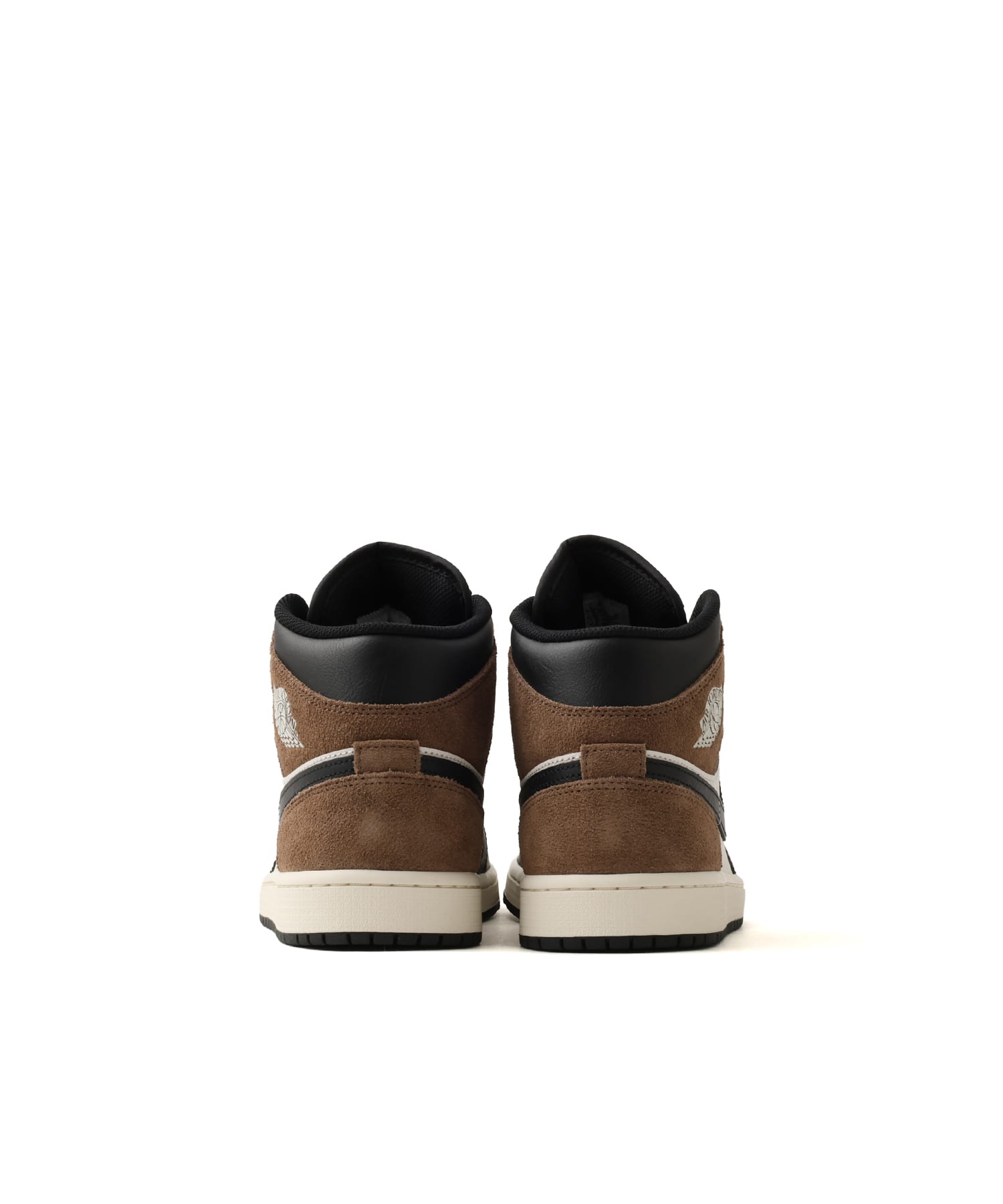 JORDAN BRAND AIR JORDAN 1 MID BLACK/PHANTOM-PALOMINO-UNIVERSITY REDの画像