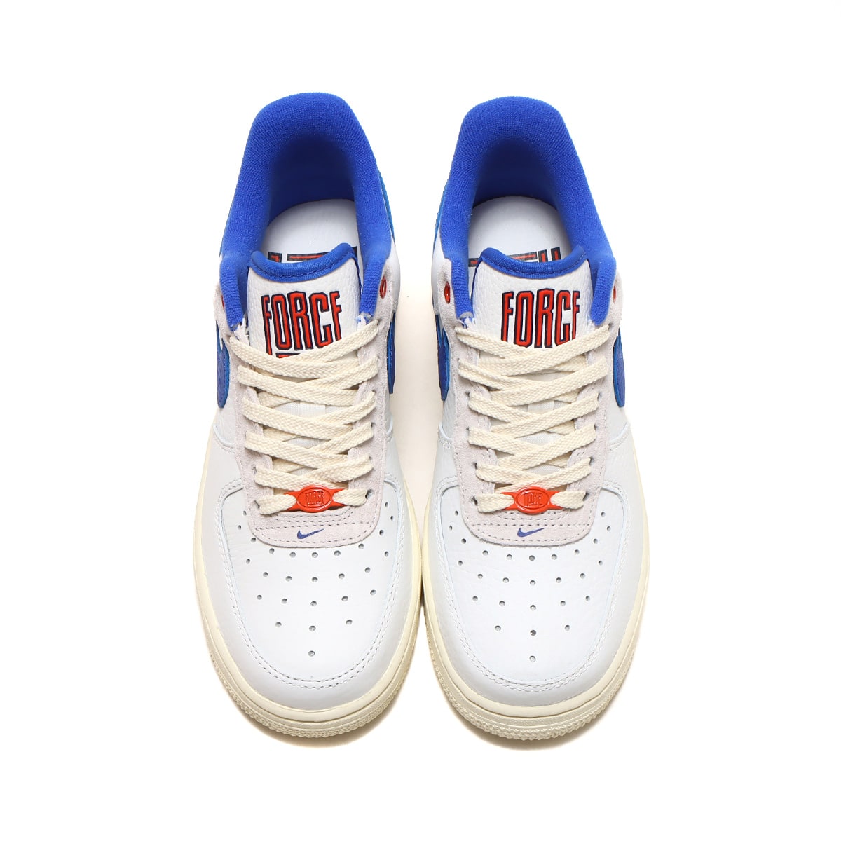 NIKE WMNS AIR FORCE 1 '07 LX SUMMIT WHITE/HYPER ROYAL-PICANTE RED 