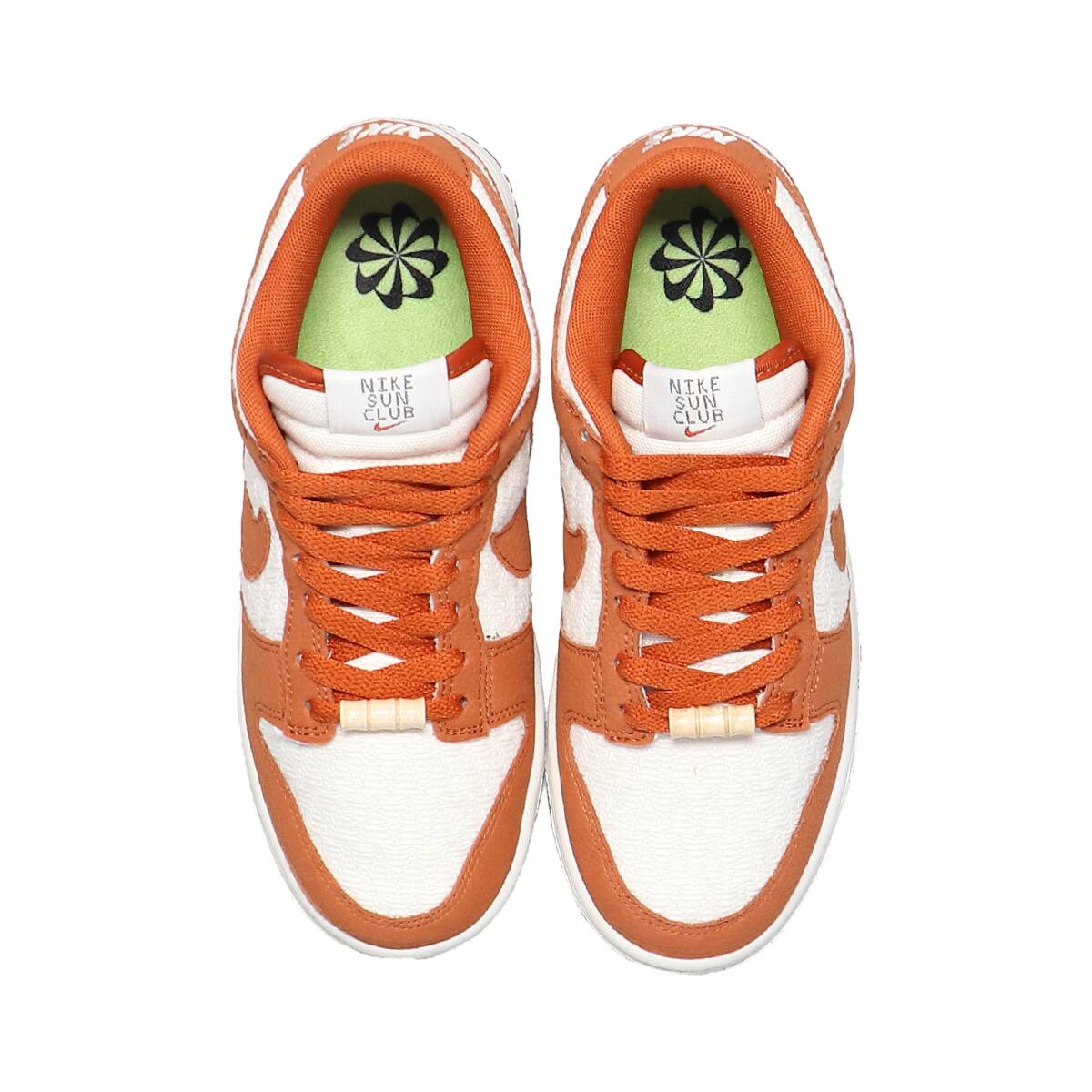 NIKE W DUNK LOW SE SAIL/BURNT SUNRISE-BLACK-VIVID GREEN 22SU-Iの画像