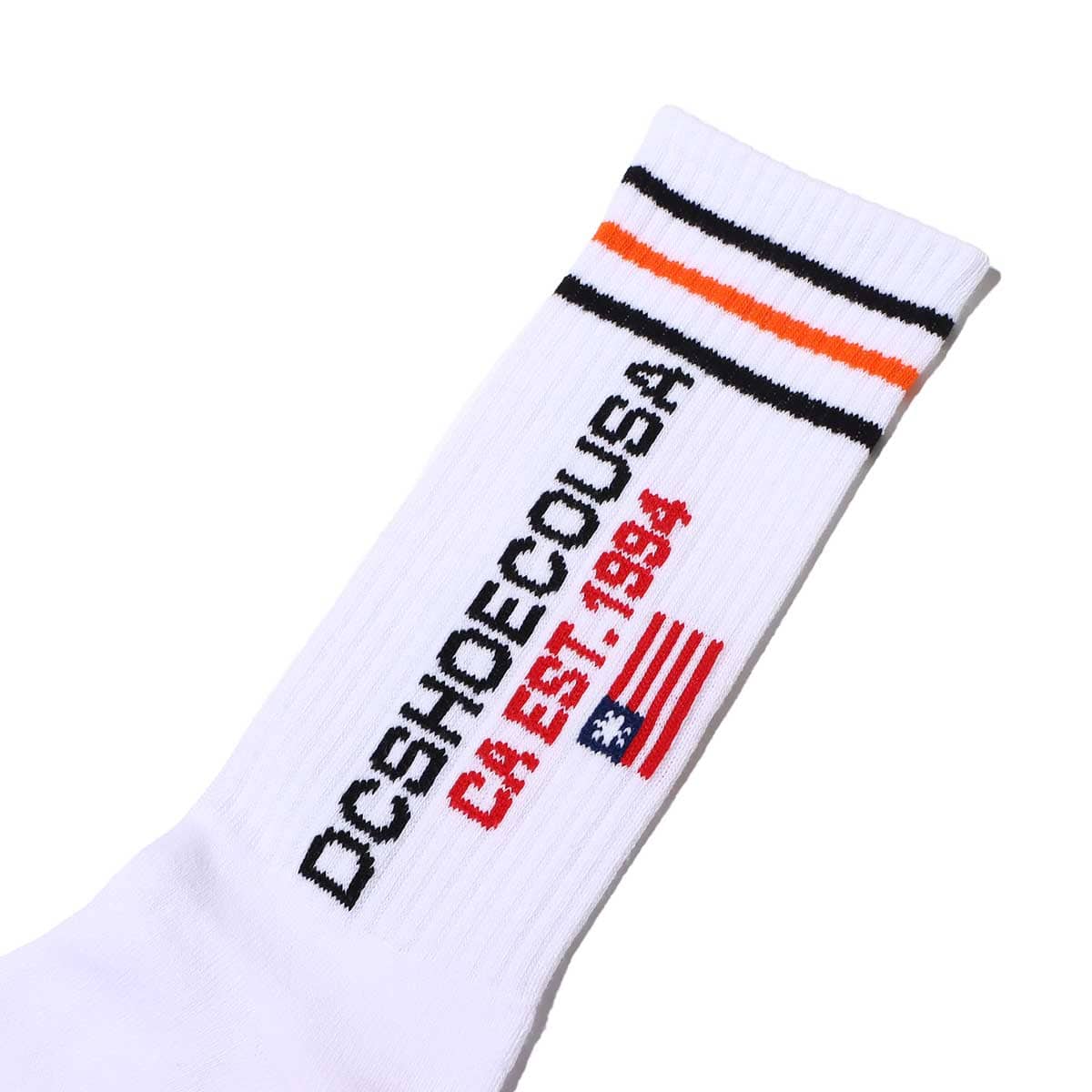 DC SHOES 23 CORPOLATE SOCKS WHITE 23SS-Iの画像