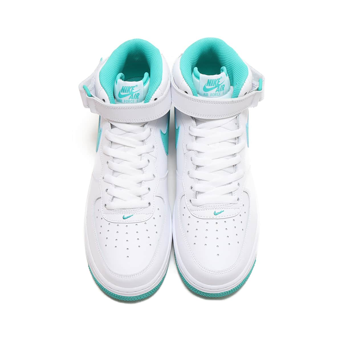 NIKE AIR FORCE 1 MID '07 WHITE/CLEAR JADE 23FA-I