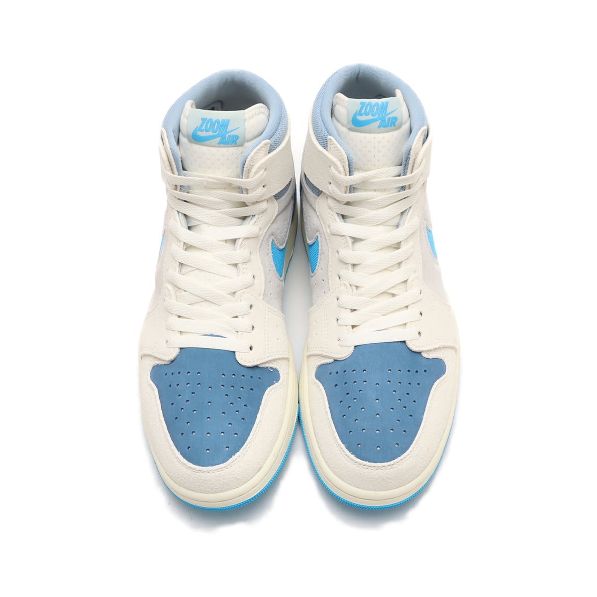 JORDAN BRAND AIR JORDAN 1 ZM AIR CMFT 2 SAIL/DK POWDER BLUE-BLUE GREYの画像