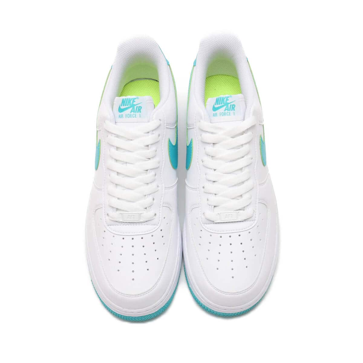 NIKE WMNS AIR FORCE 1 '07 NN WHITE/DUSTY CACTUS-WHITE-VOLT