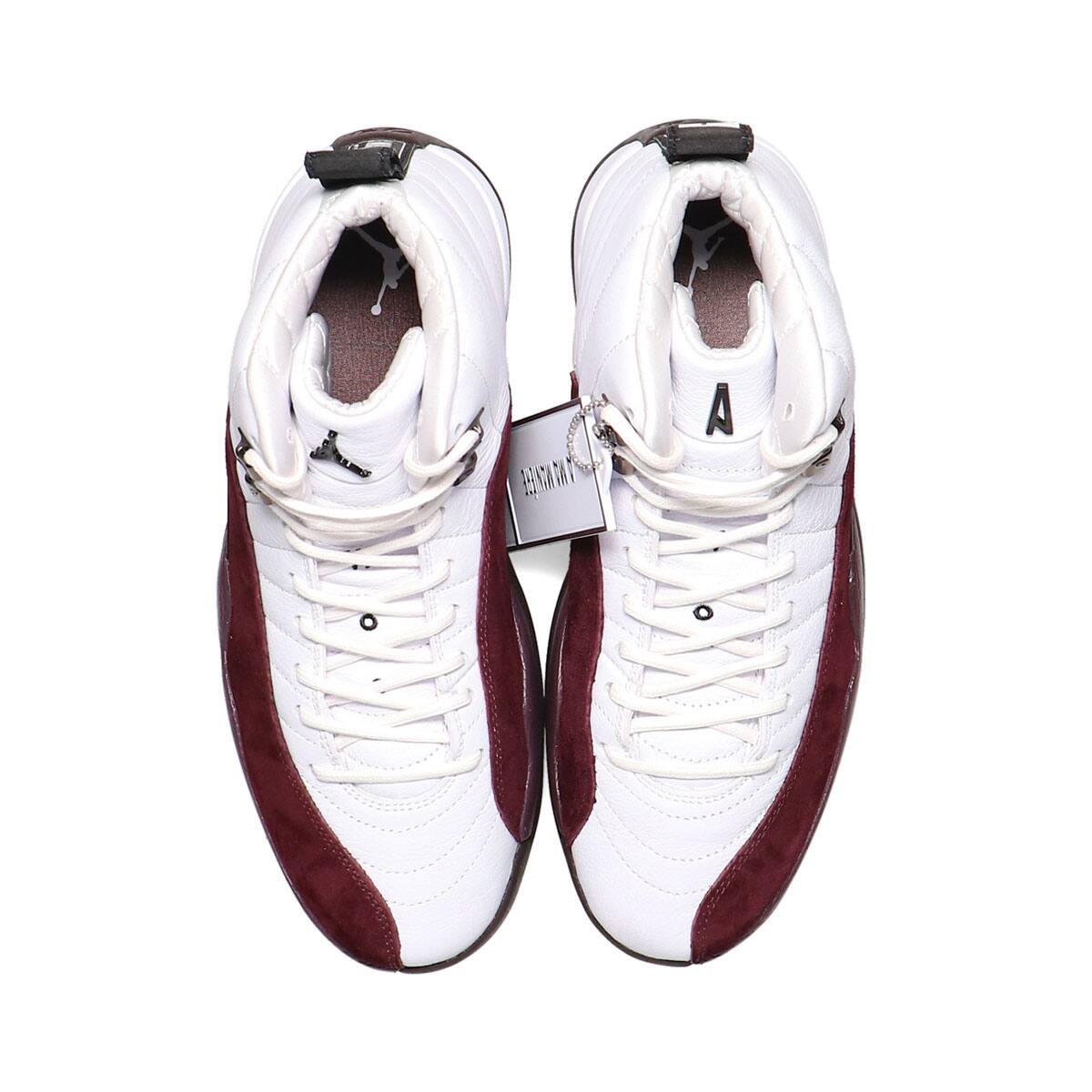 JORDAN BRAND WMNS AIR JORDAN 12 RETRO SP WHITE/BLACK-BURGUNDY