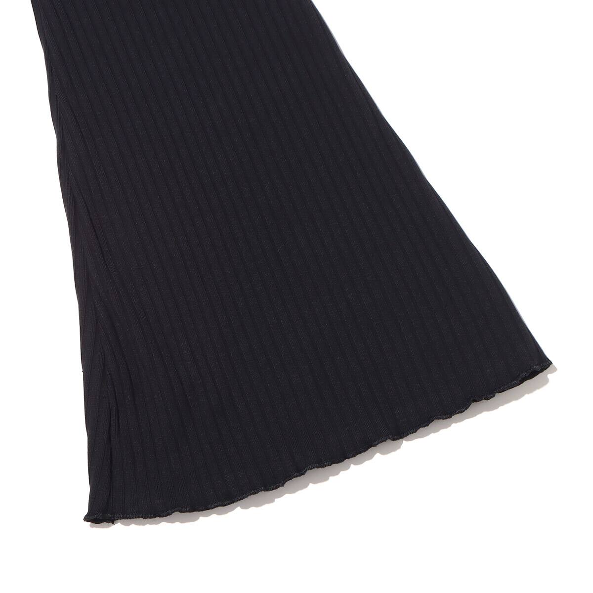 NIKE AS W NSW RIB JRSY PANT BLACK/WHITE 23SU-Iの画像