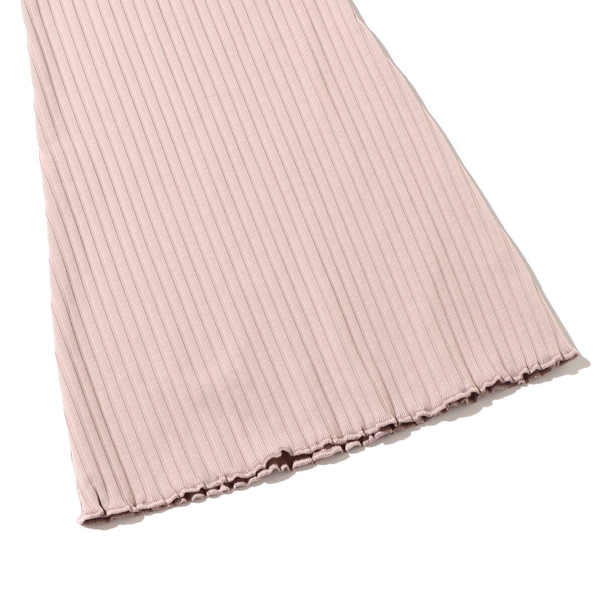 NIKE AS W NSW RIB JRSY PANT DIFFUSED TAUPE/WHITEの画像