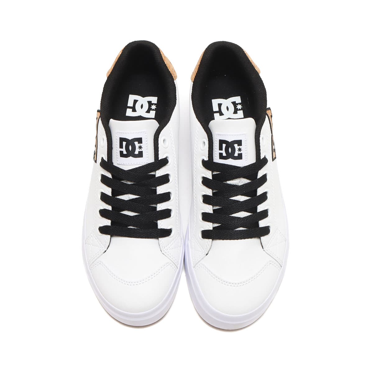 DC SHOES Ws CHELSEA PLUS SE SN WHITE/TAN 23SS-Iの画像