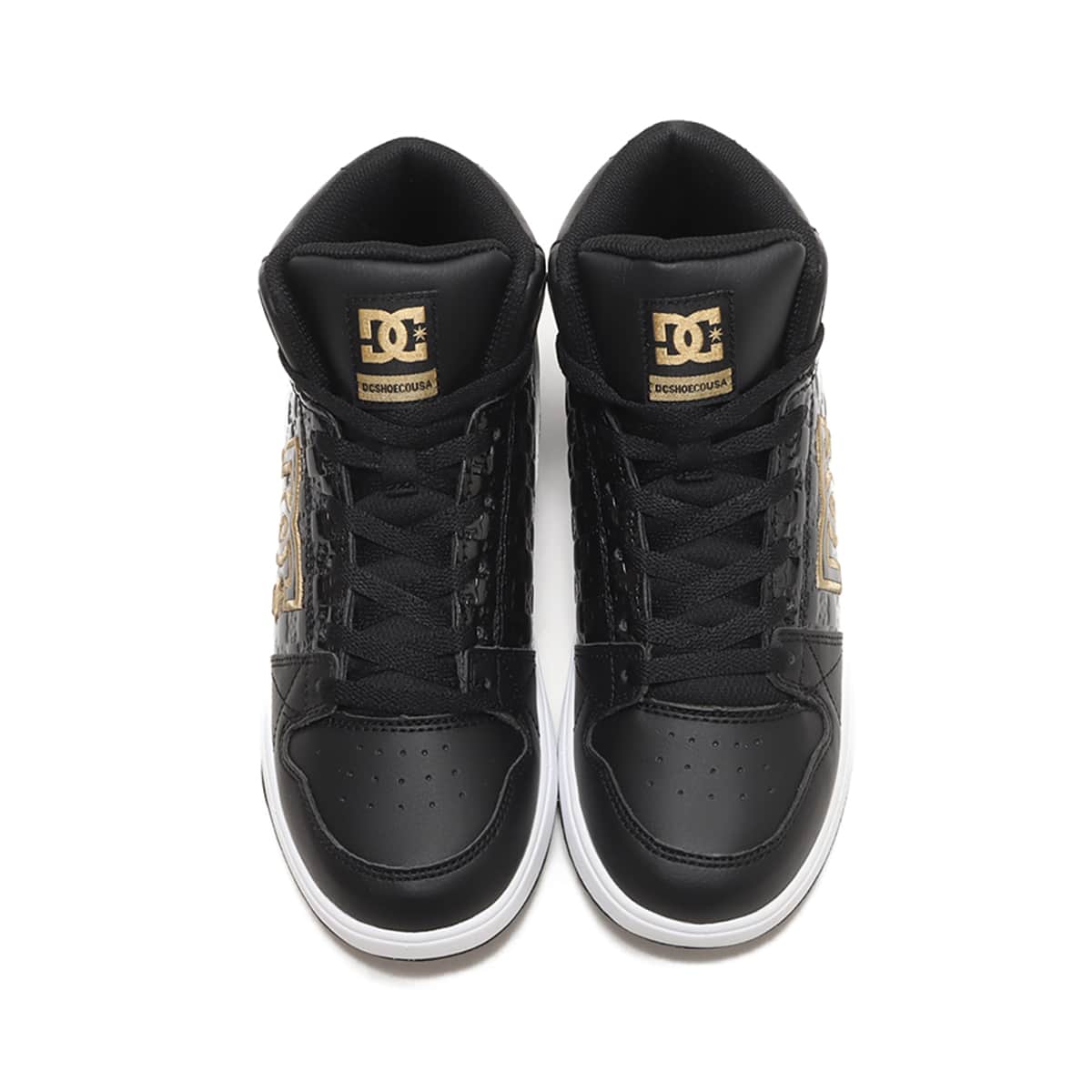 DC SHOES Ws UNIVERSITY MID SE SN BLACK/GOLD 23FW-Iの画像