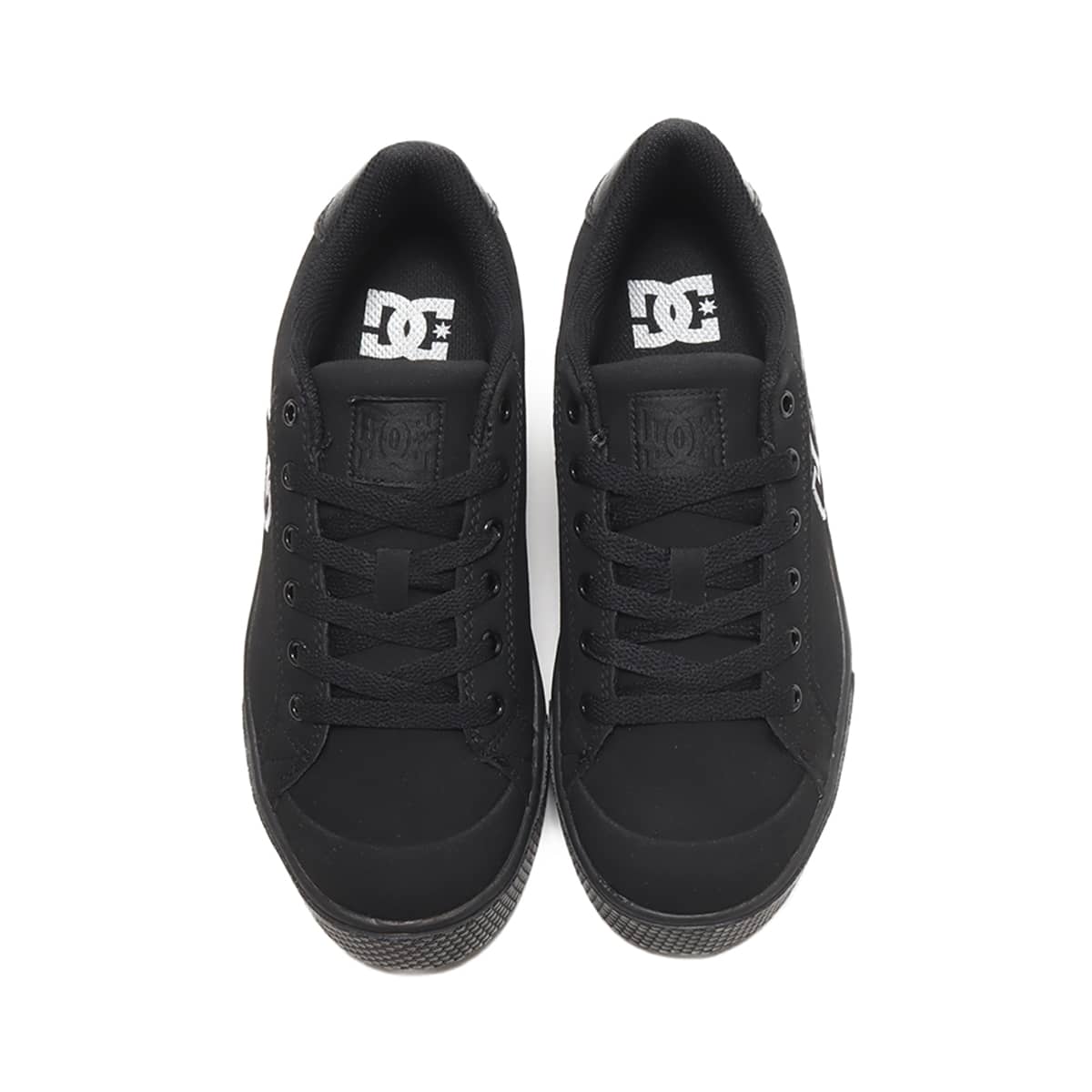 DC SHOES Ws CHELSEA LITE WEDGE BLACK/SILVER 23FW-Iの画像