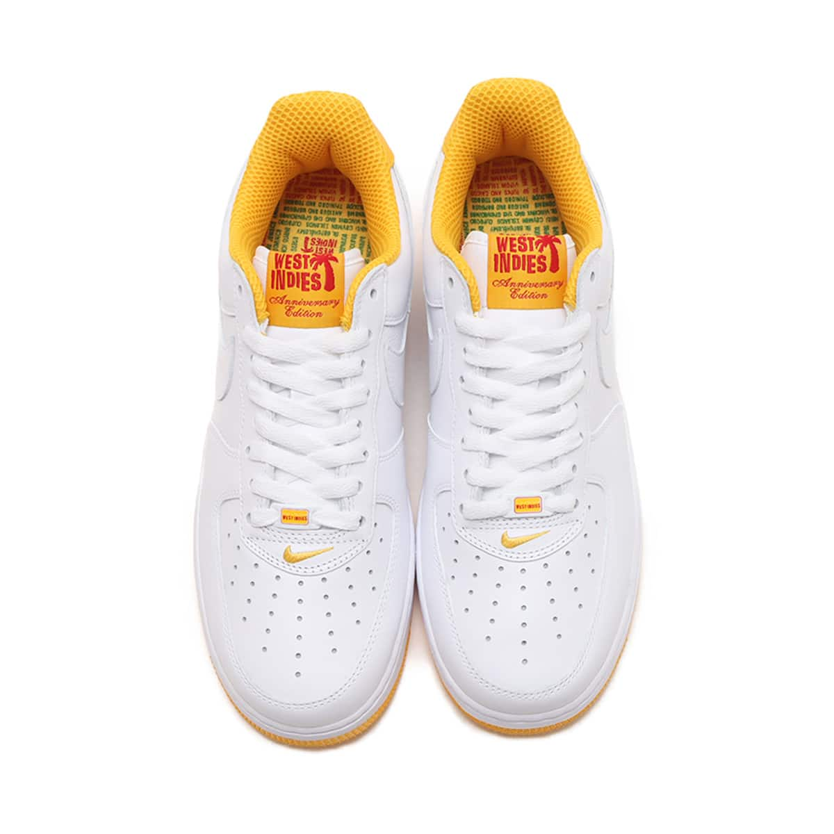 NIKE AIR FORCE 1 LOW RETRO QS WHITE/WHITE-UNIVERSITY GOLD 23FA-S