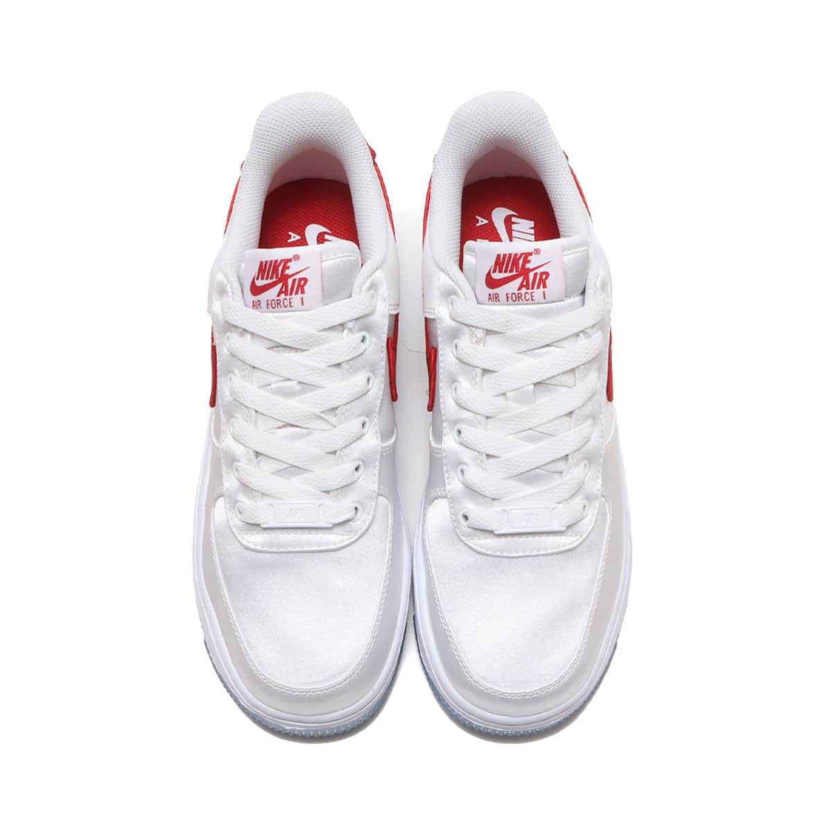 NIKE W AIR FORCE 1 '07 ESS SNKR WHITE/VARSITY RED 23SU-I