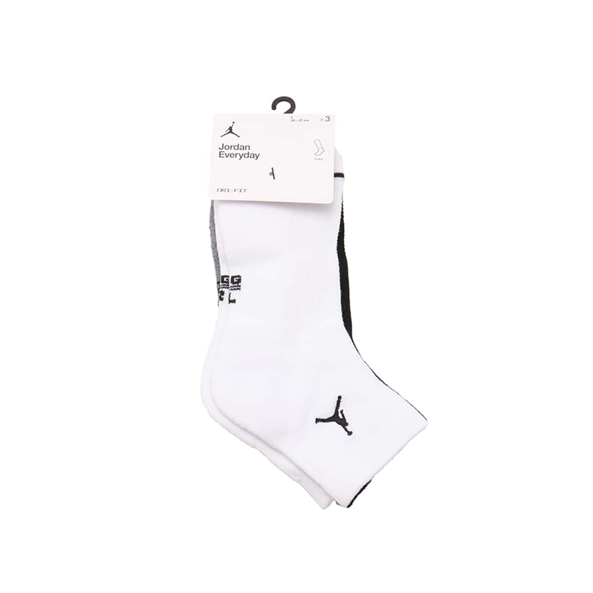 JORDAN BRAND U J ED CUSH POLY ANKLE 3PR 144 MULTI-COLORの画像