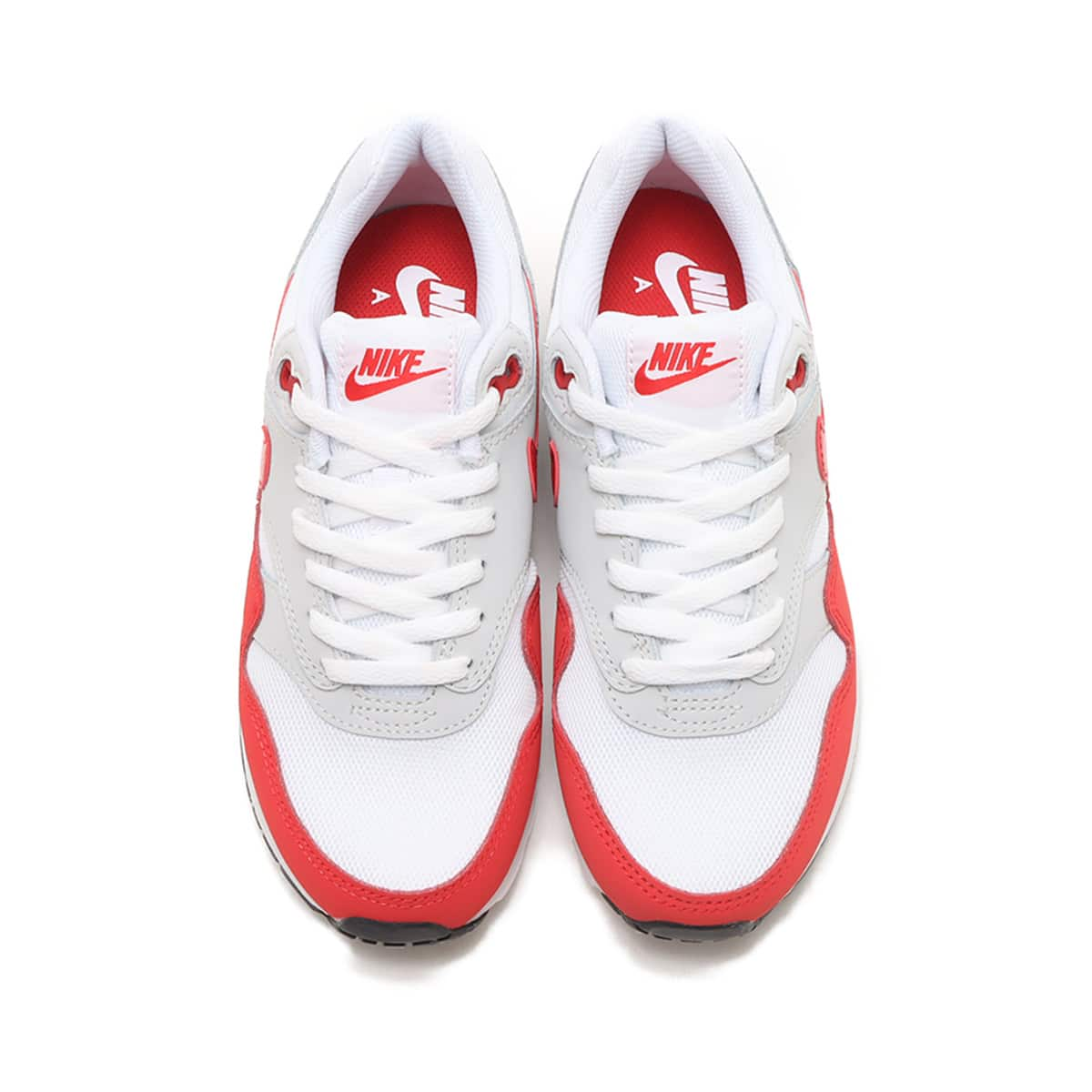 NIKE AIR MAX 1 (GS) NEUTRAL GREY/UNIVERSITY RED-WHITE-BLACK 23FA-I