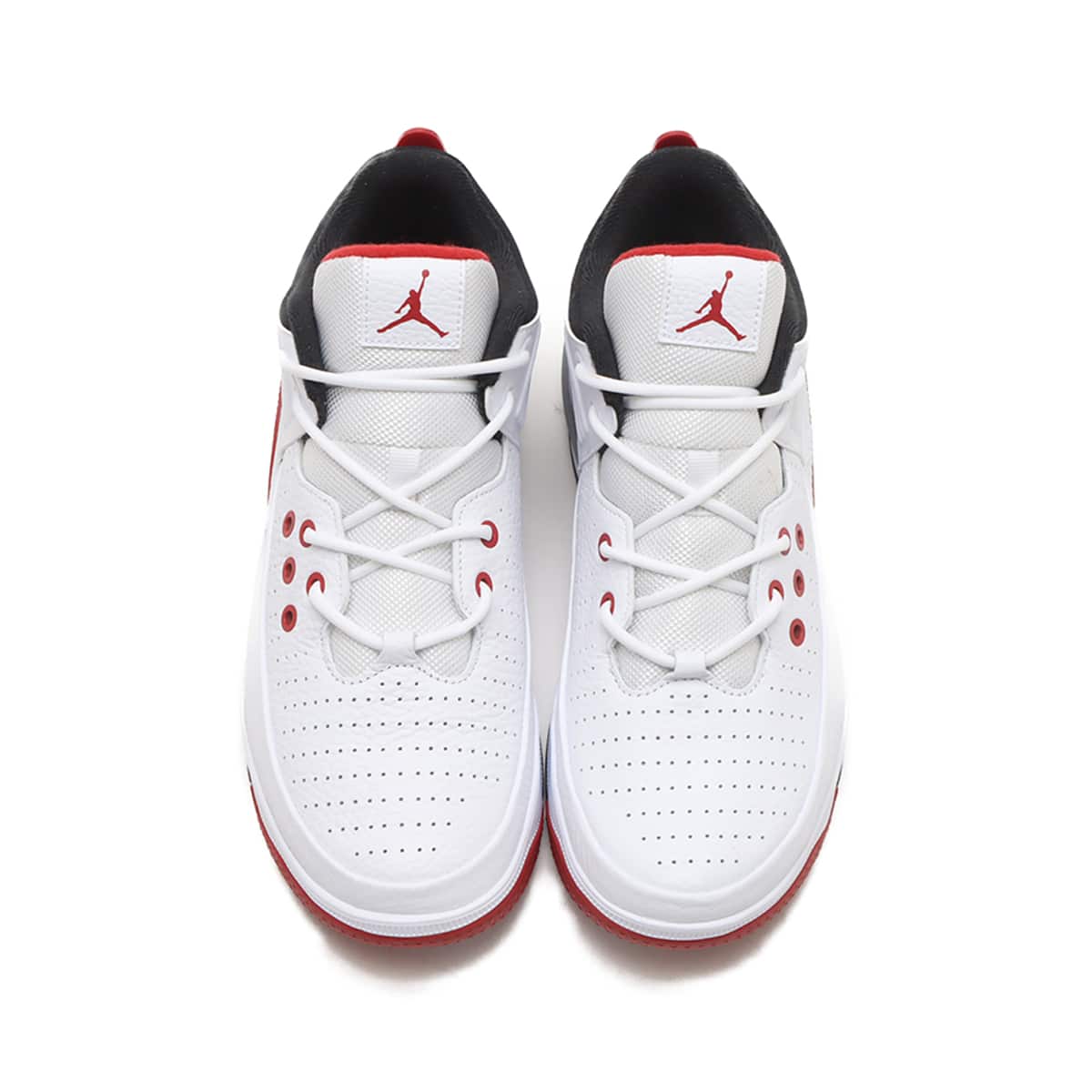 JORDAN BRAND JORDAN MAX AURA 5 WHITE/BLACK-VARSITY RED-WOLF GREY 23HO-Iの画像