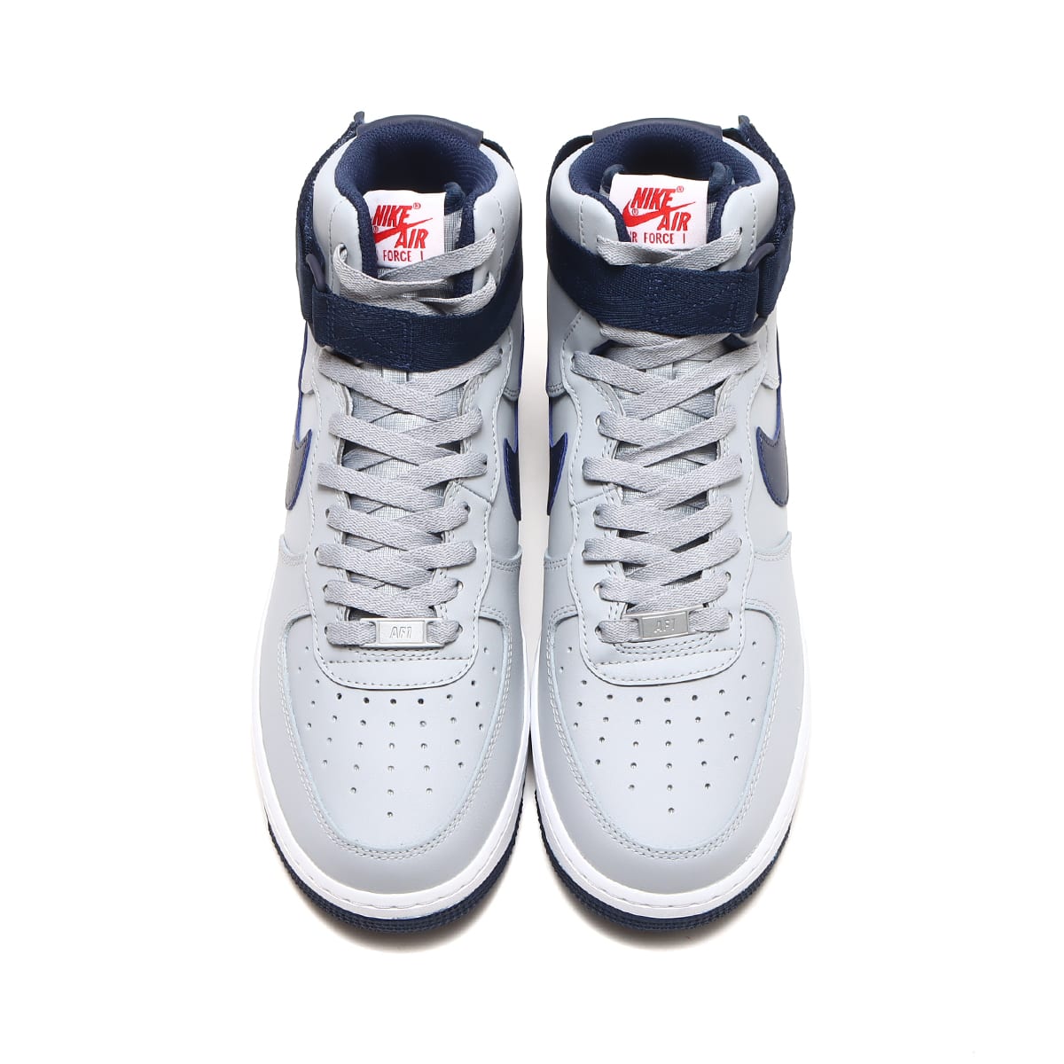 NIKE WMNS AIR FORCE 1 HI QS WOLF GREY/COLLEGE NAVY-UNIVERSITY RED ...