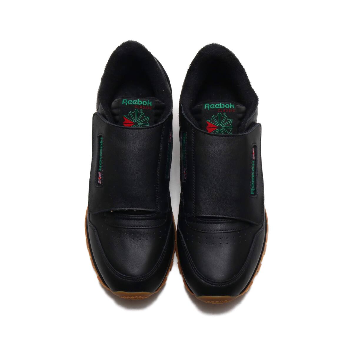 Reebok CL LEATHER STOMPER BLACK/REEBOK RUBBER GUM/GLEN GREEN 20SS-I