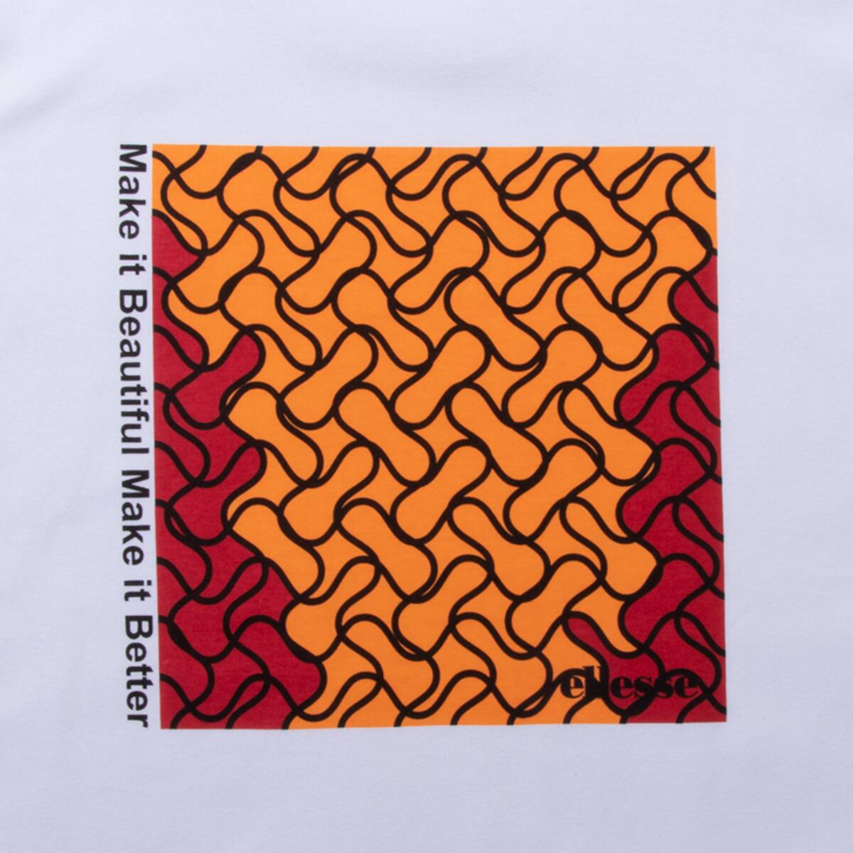 ellesse SS ラグコート ティー ホワイト 21FW-Iの画像