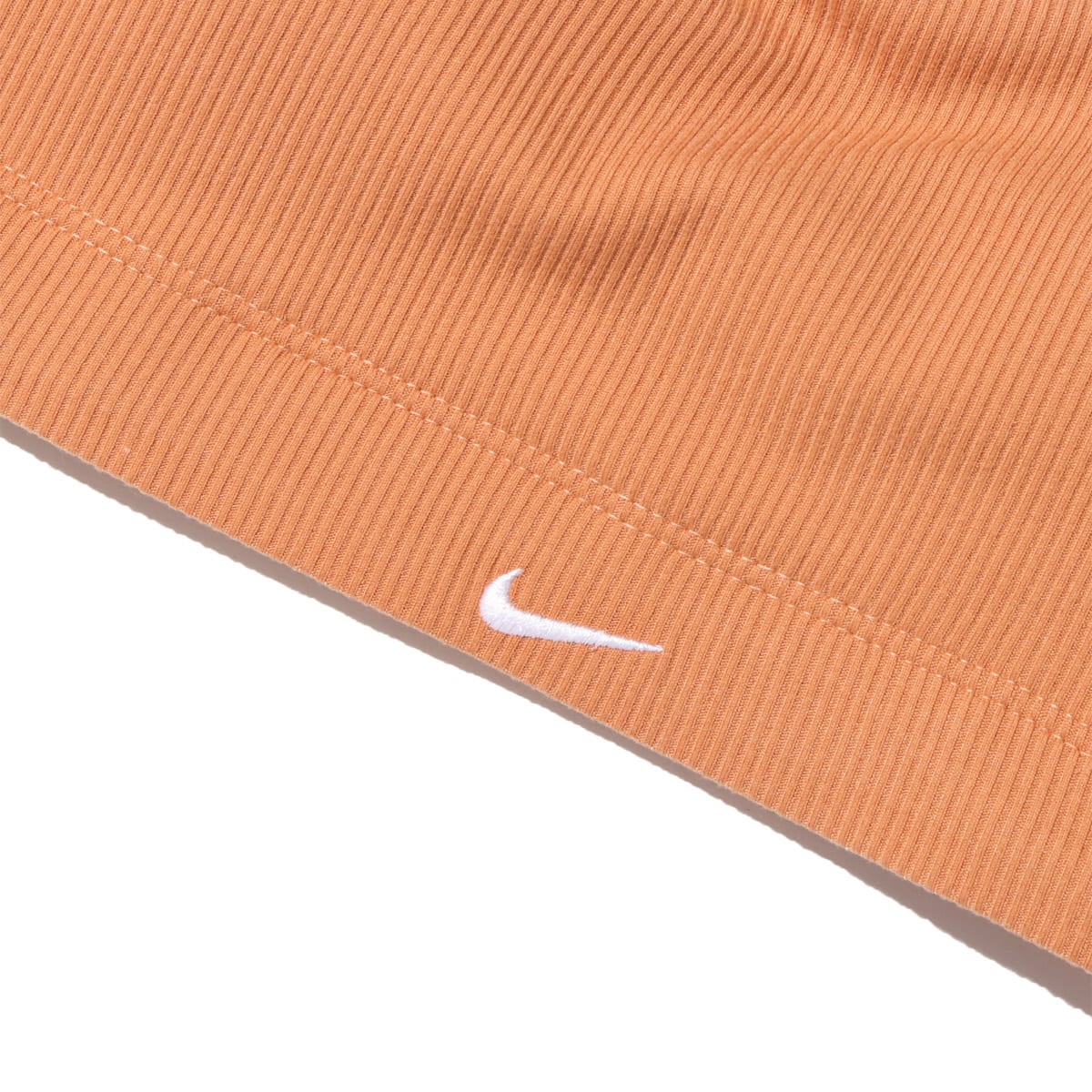 NIKE AS W NK ALATE ALL U RIB BRA AMBER BROWN/AMBER BROWN/WHITE 23FA-Iの画像
