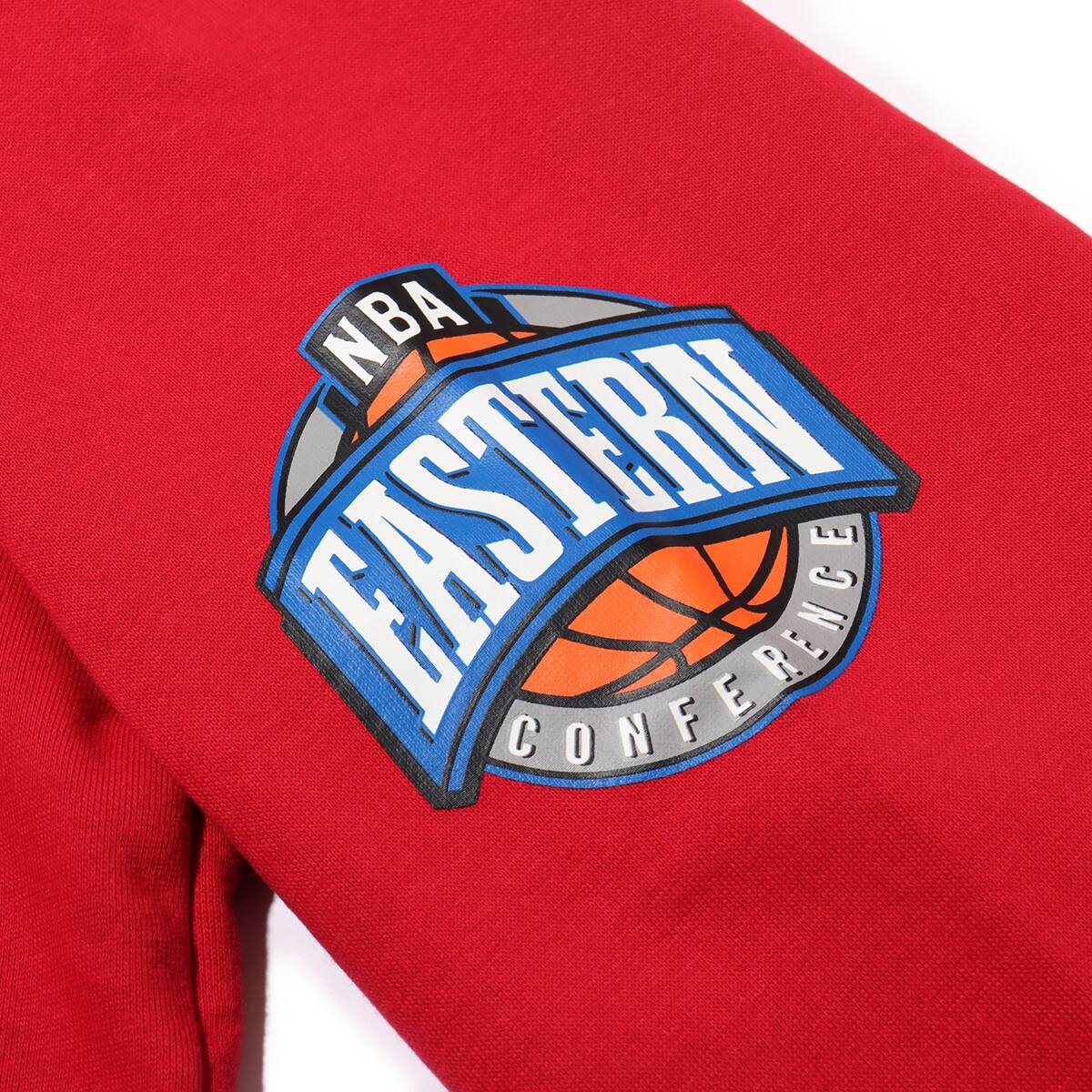 Mitchell & Ness THERE AND BACK FLEECE CREW CBU RED 23FW-Iの画像