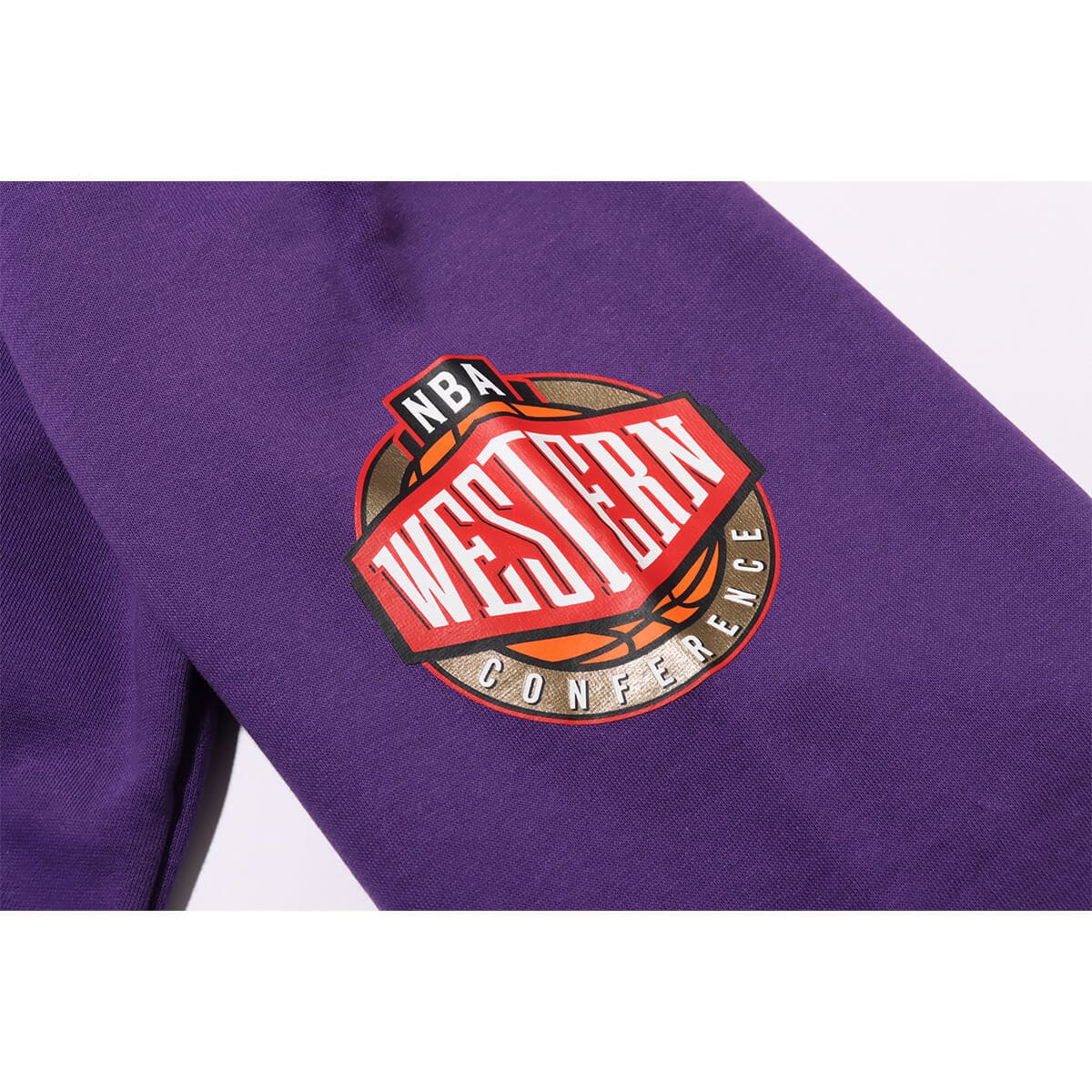 Mitchell & Ness THERE AND BACK FLEECE CREW LAL PURPLE 23FW-Iの画像