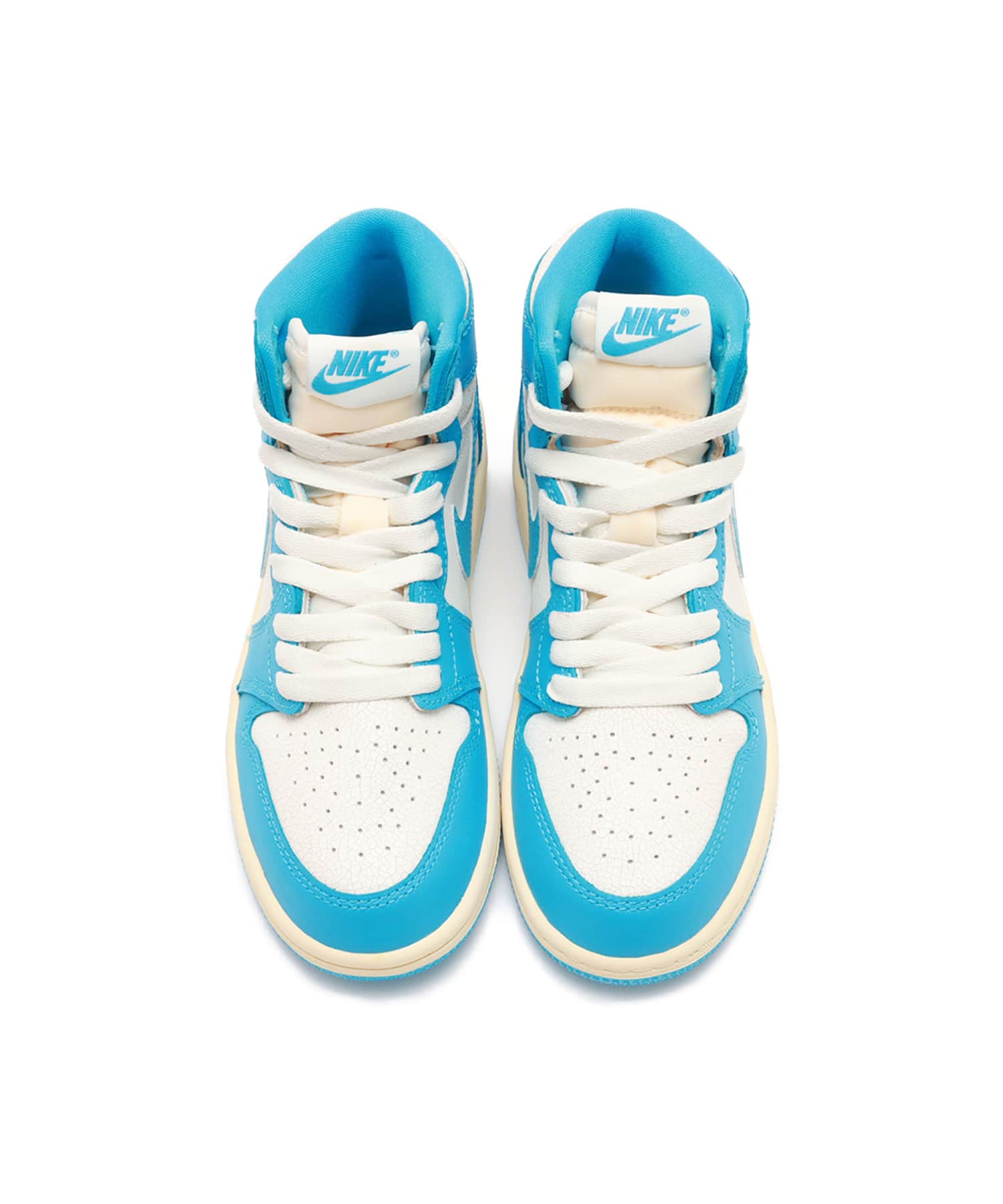 JORDAN BRAND JORDAN 1 RETRO HIGH OG (PS) DK POWDER BLUE/DK POWDER BLUE-SAILの画像