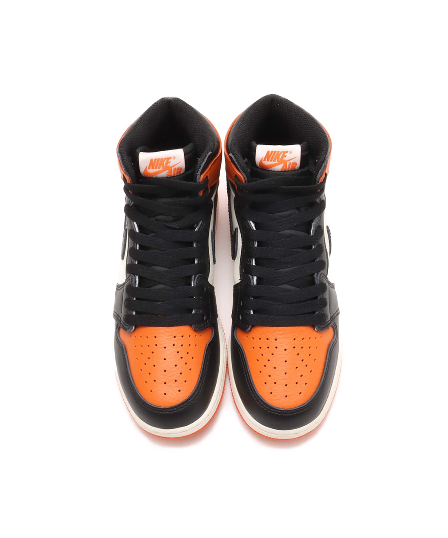 JORDAN BRAND AIR JORDAN 1 RETRO HIGH OG GS BLACK/BLACK-SAIL-STARFISHの画像