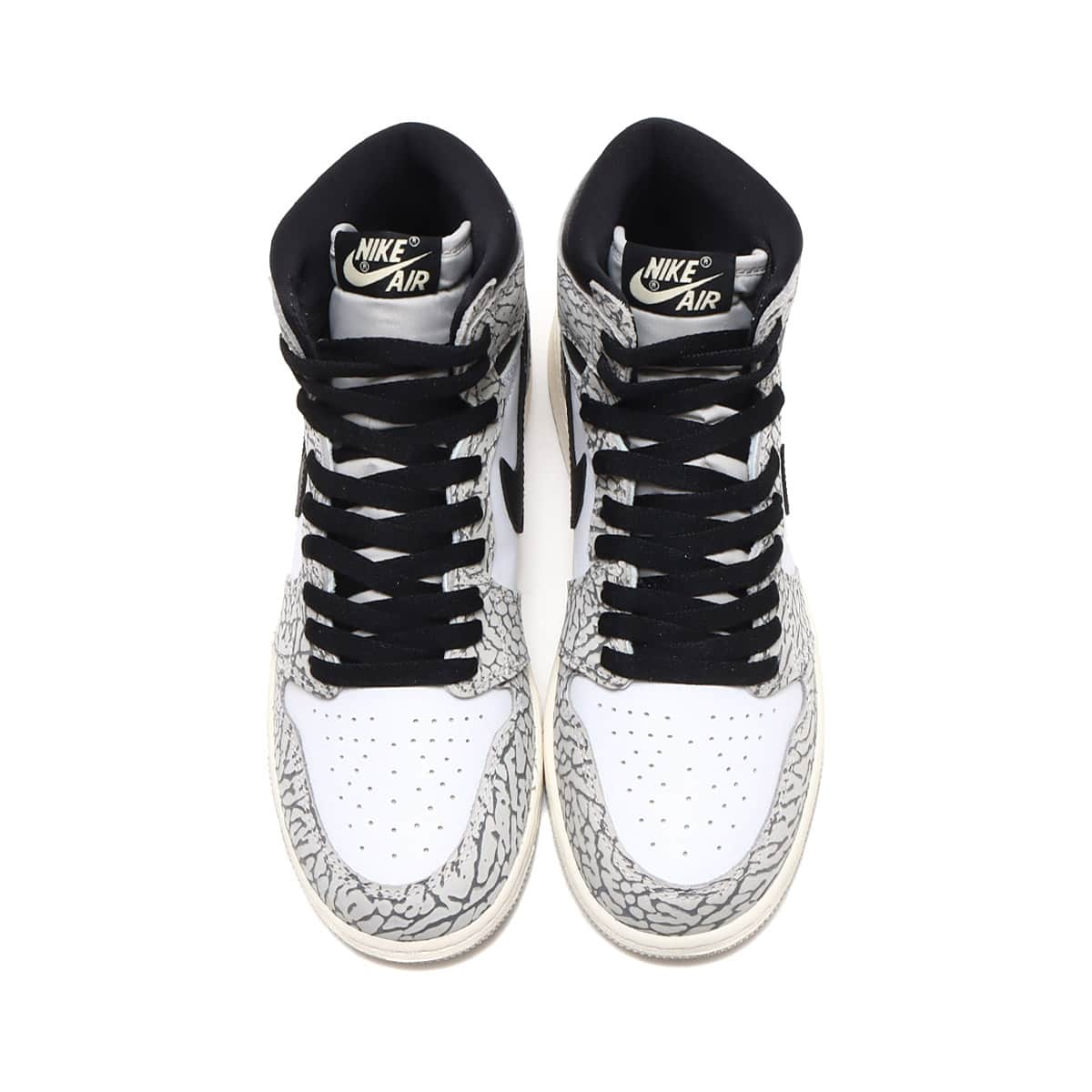 JORDAN BRAND AIR JORDAN 1 RETRO HIGH OG GS TECH GREY/MUSLIN-BLACK ...