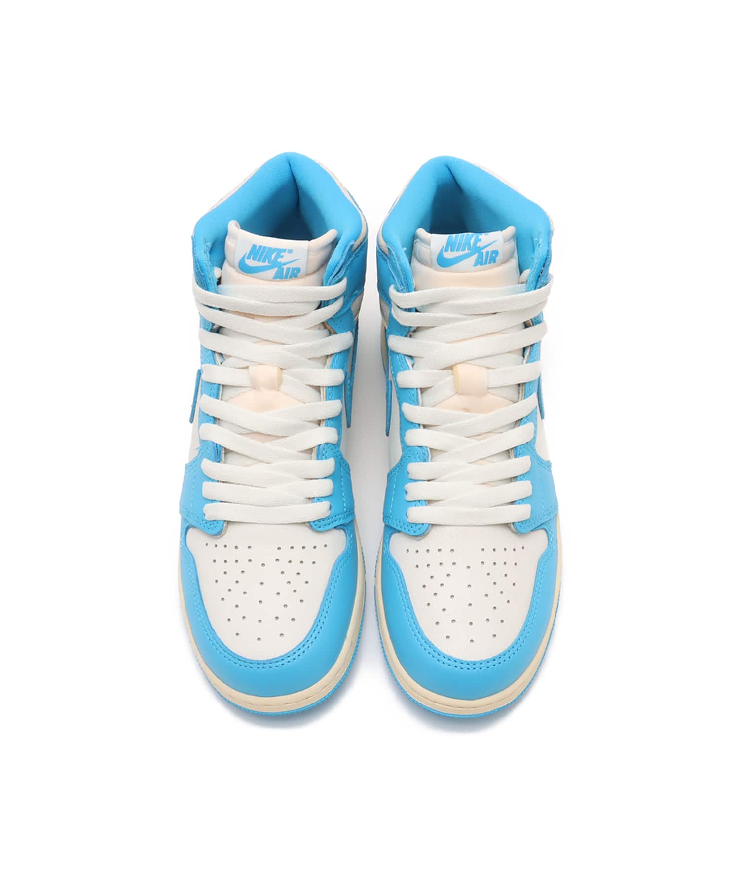 JORDAN BRAND AIR JORDAN 1 RETRO HIGH OG GS DK POWDER BLUE/DK POWDER BLUE-SAILの画像