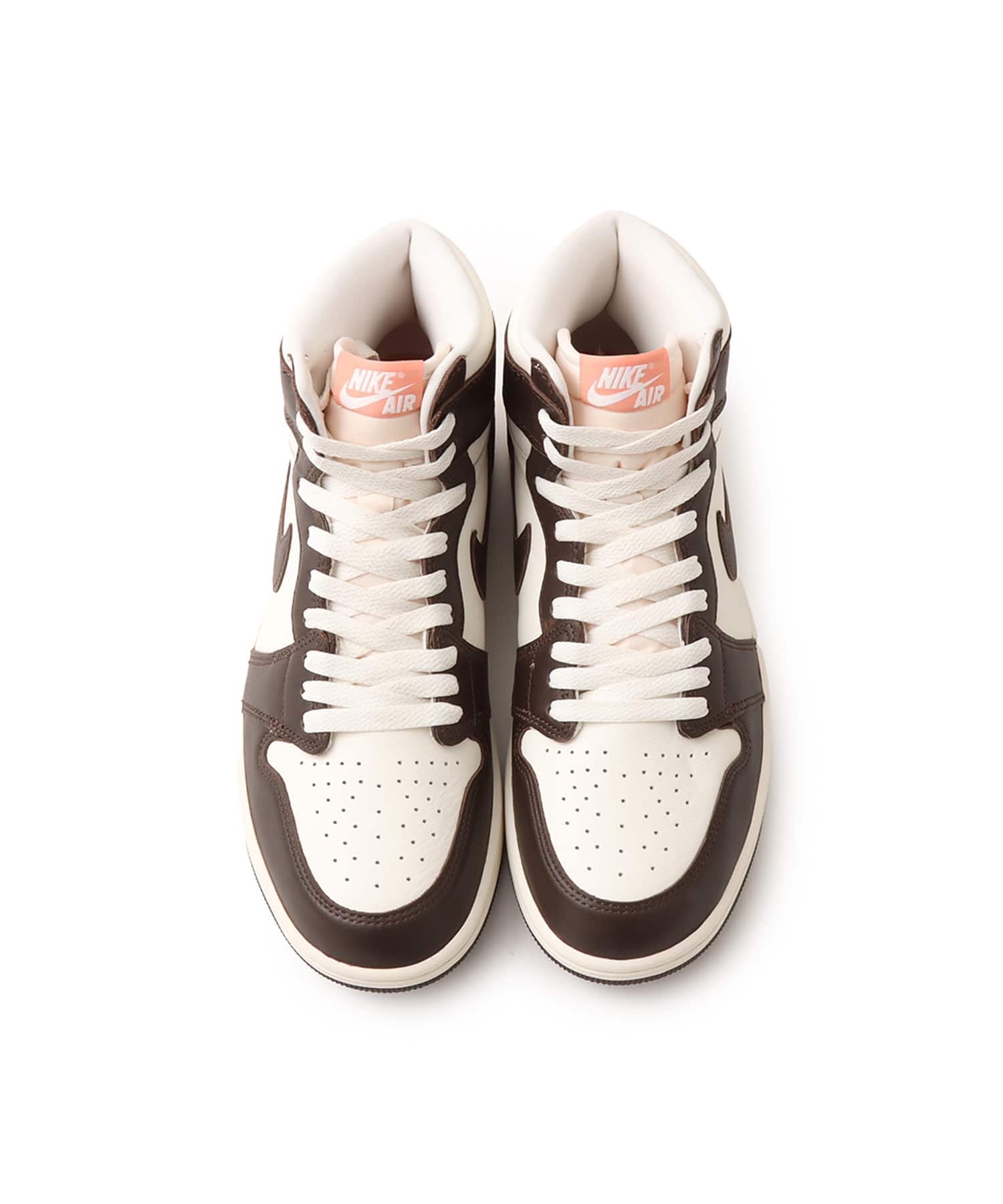 JORDAN BRAND WMNS AIR JORDAN 1 RETRO HI OG BAROQUE BROWN/SAIL-LT MADDER ROOTの画像