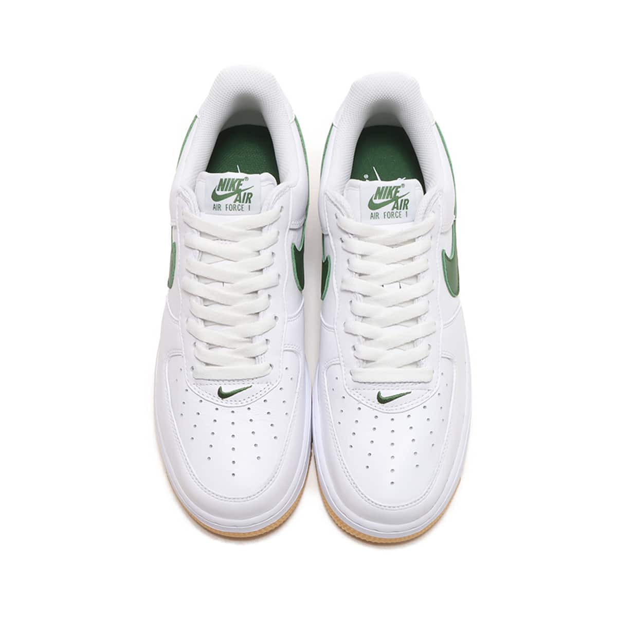 NIKE AIR FORCE 1 LOW RETRO QS WHITE/FOREST GREEN-GUM YELLOW 23FA-S