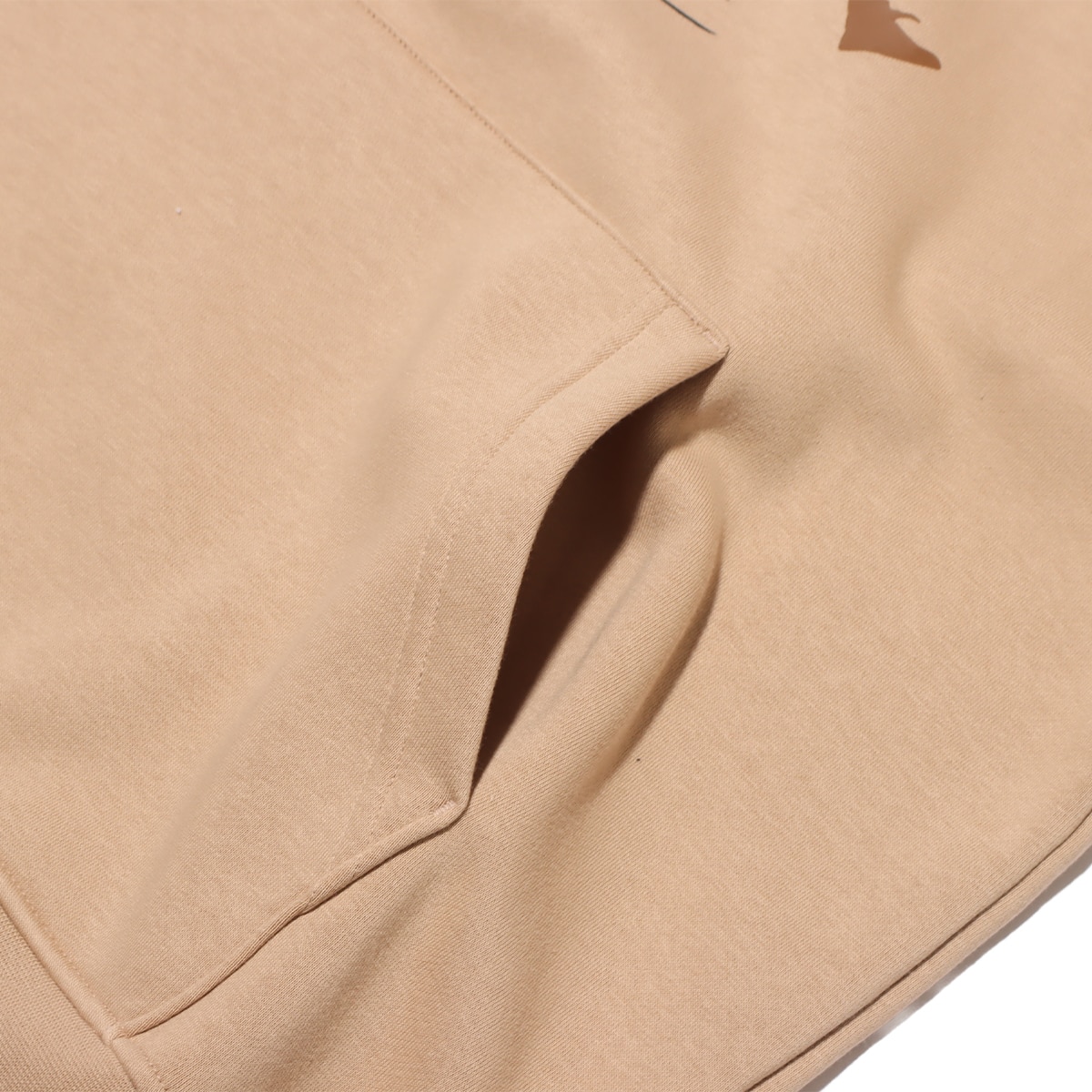 JORDAN BRAND AS M J ESS FLC BASELINE HOODIE HEMP/LT BRITISH TAN 23HO-Iの画像