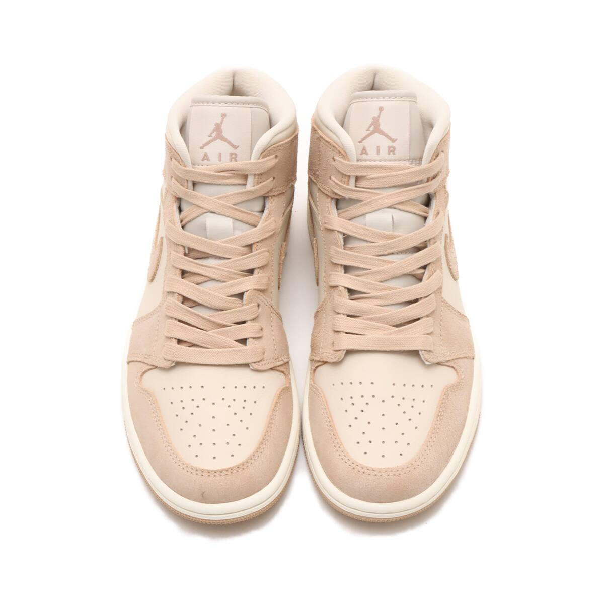 JORDAN BRAND WMNS AIR JORDAN 1 MID SE LEGEND LT BROWN/LEGEND MD BROWN-SAIL の画像
