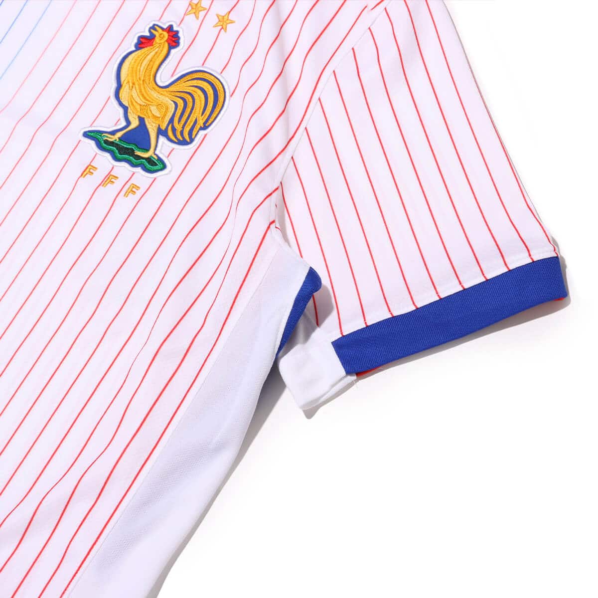 NIKE FFF M NK DF STAD JSY SS AW WHITE/BRIGHT BLUE/BRIGHT BLUEの画像