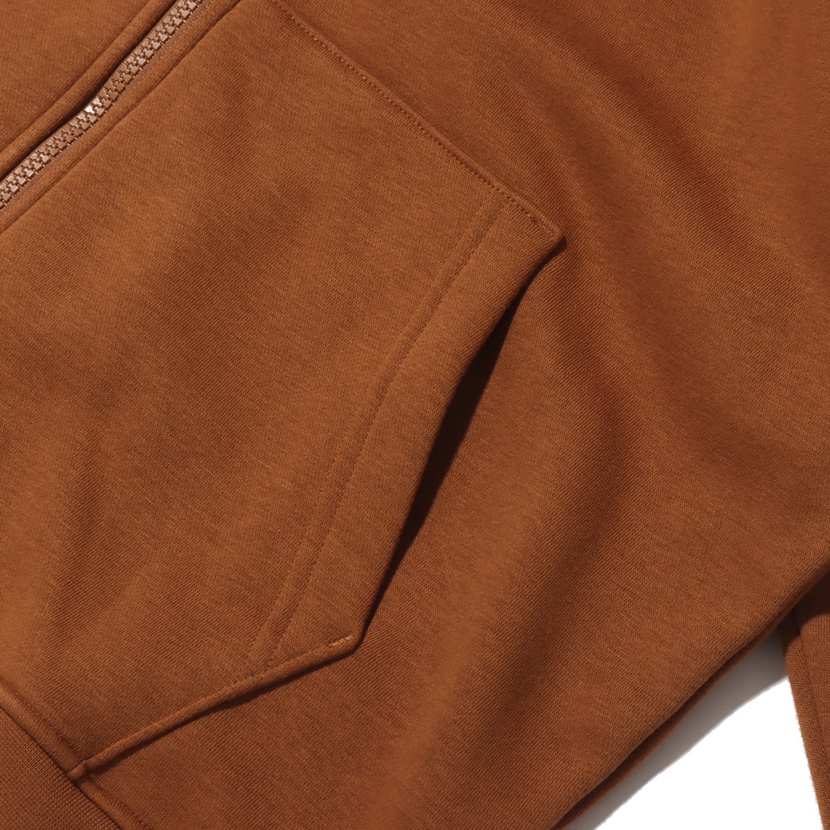JORDAN BRAND AS M J ESS FLC FZ HOODIE LT BRITISH TAN/WHITE 23HO-Iの画像