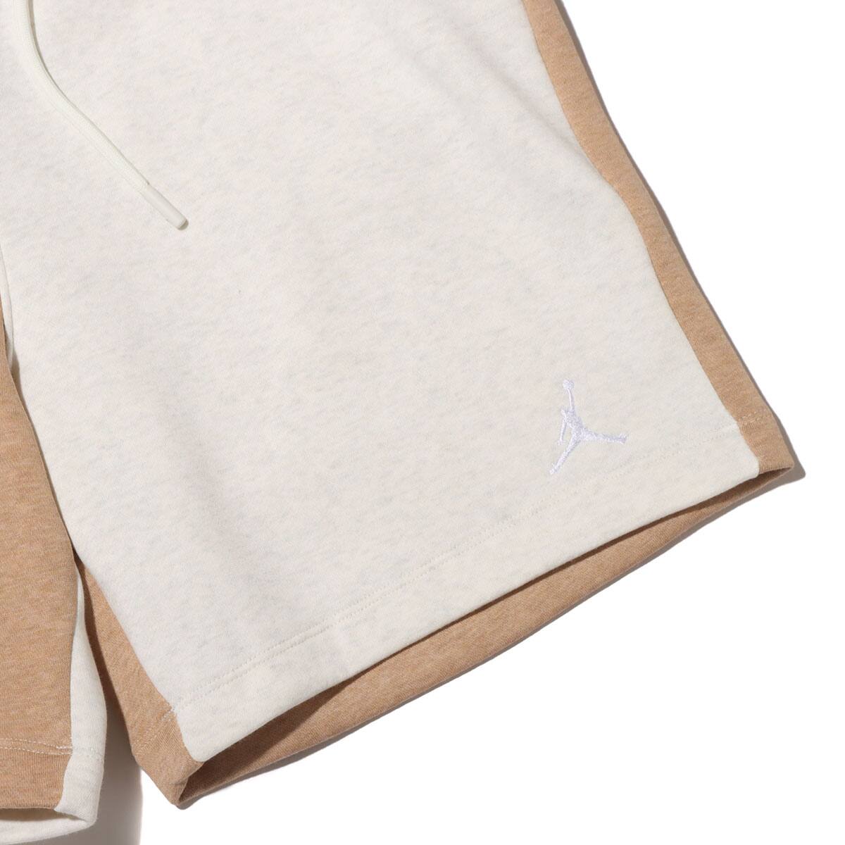 JORDAN BRAND AS M J ESS FLC SHORT HEMP/SAIL/WHITE 23FA-Iの画像