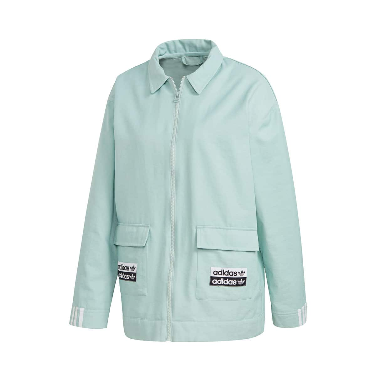 adidas mint green windbreaker